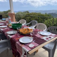 terrasse manger location villa corse du sud borivoli figari porto-vecchio